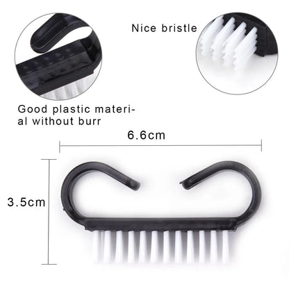 Top Cleaning Nail Brush Nail Art Plastic Soft Remove Dust Finger Care UV Gel Manicure Pedicure Tool Makeup Brushes Scrubbing