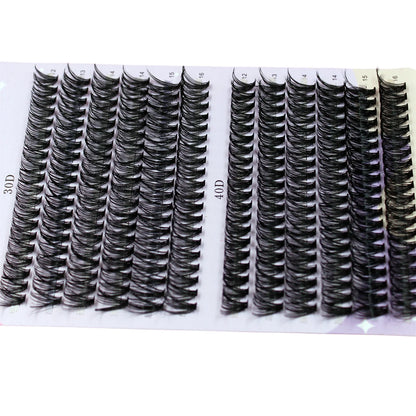 Cluster Lashes 30/40D Mix 12-16mm Eyelashes Extension Natural Thick Fake Eyelash 3D Russian Strip Individual Lashes Cluster